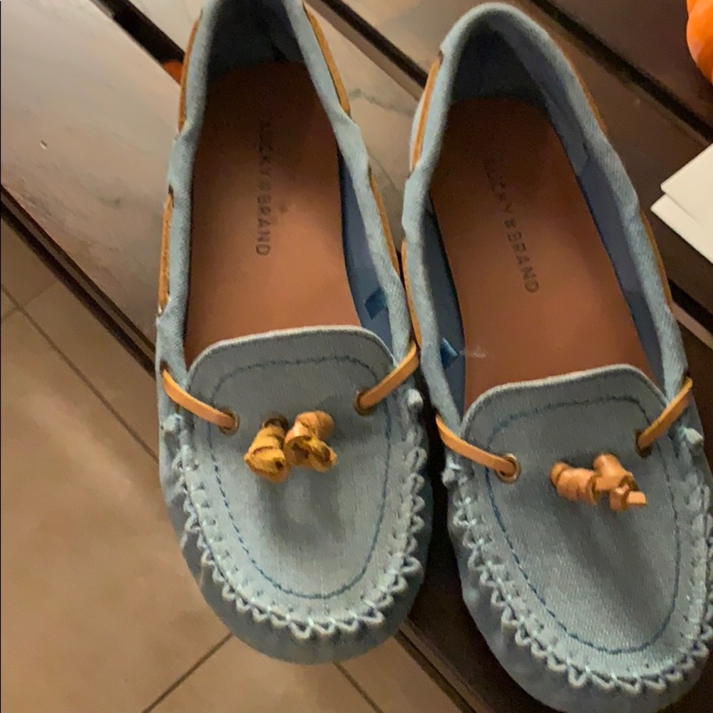 Blue lucky brand shoes